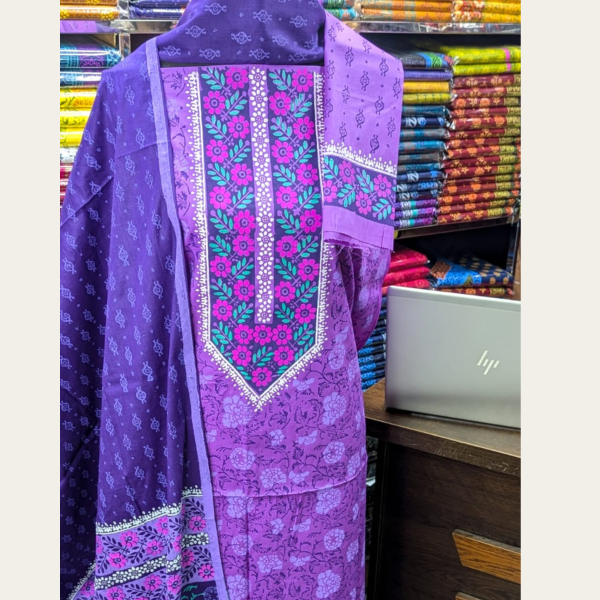 Cotton Printed Three Piece - Image 2