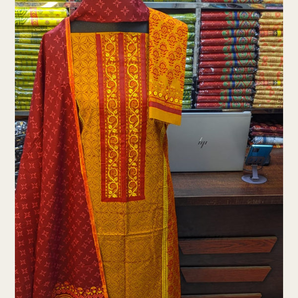 Cotton Printed Three Piece - Image 2